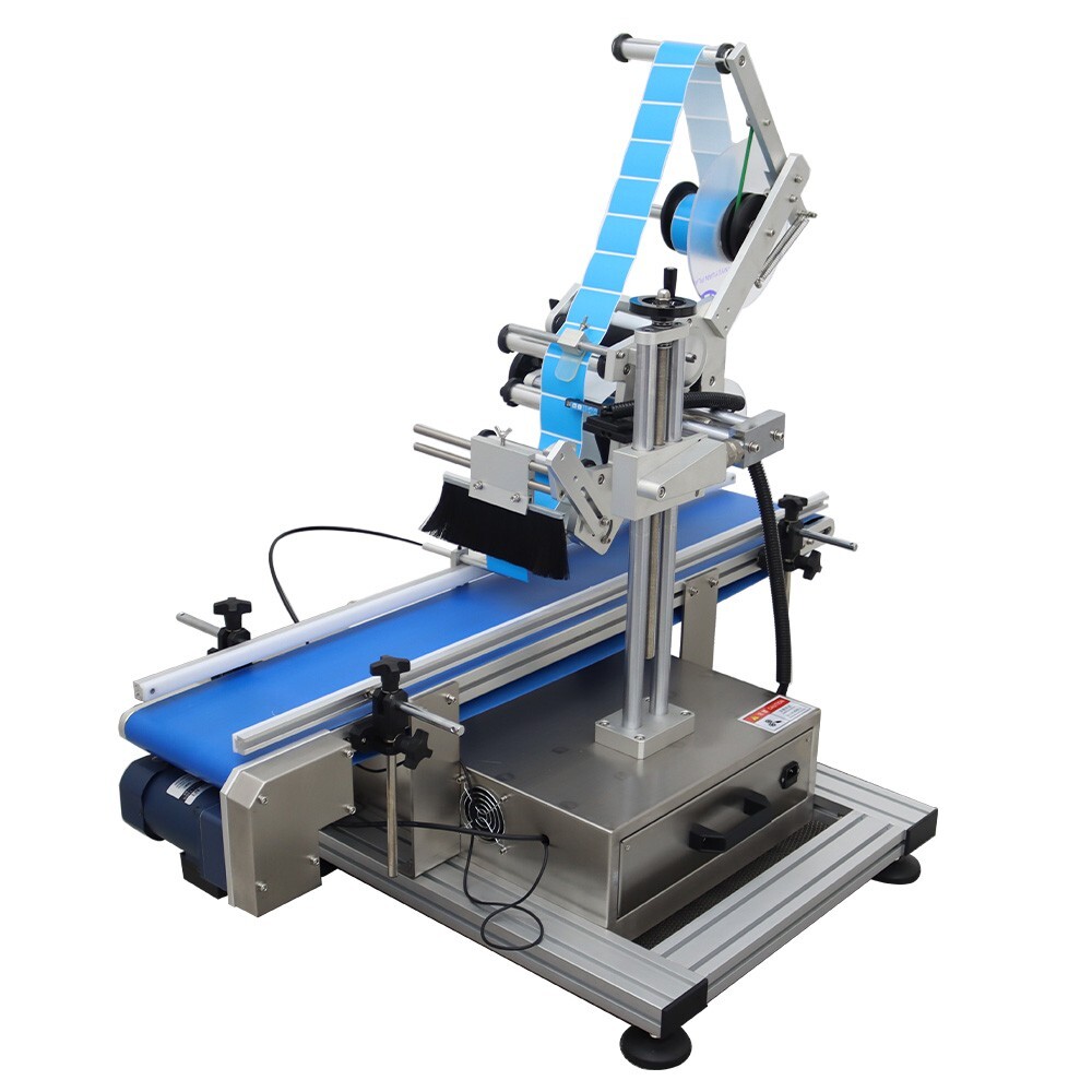 110V Automatic Plane Labeling Machine for Flat Surface Square Labeler 1.57-6.3in