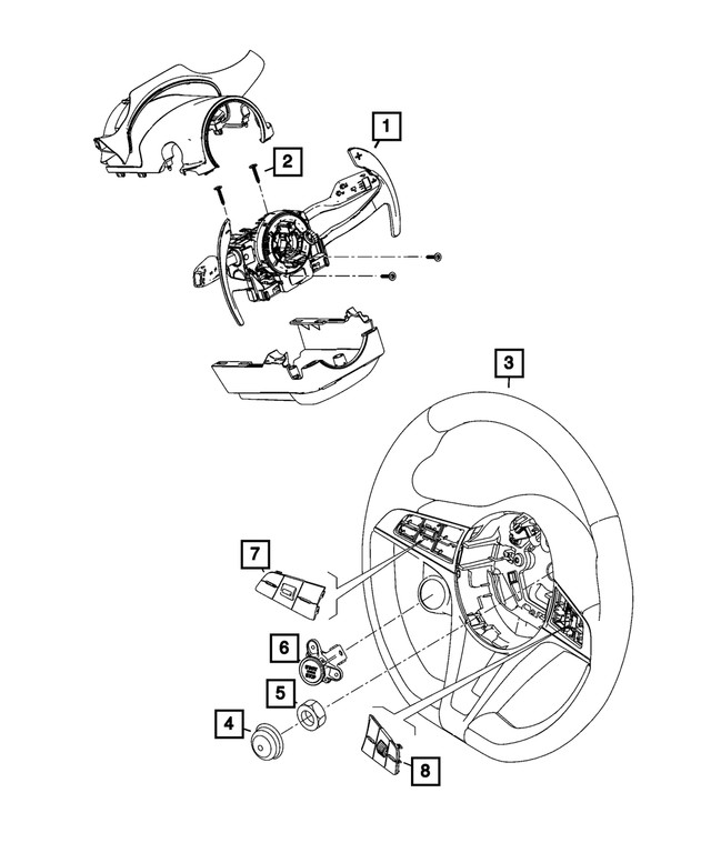 Genuine Mopar Speed Control Switch 7QE08LXHAA