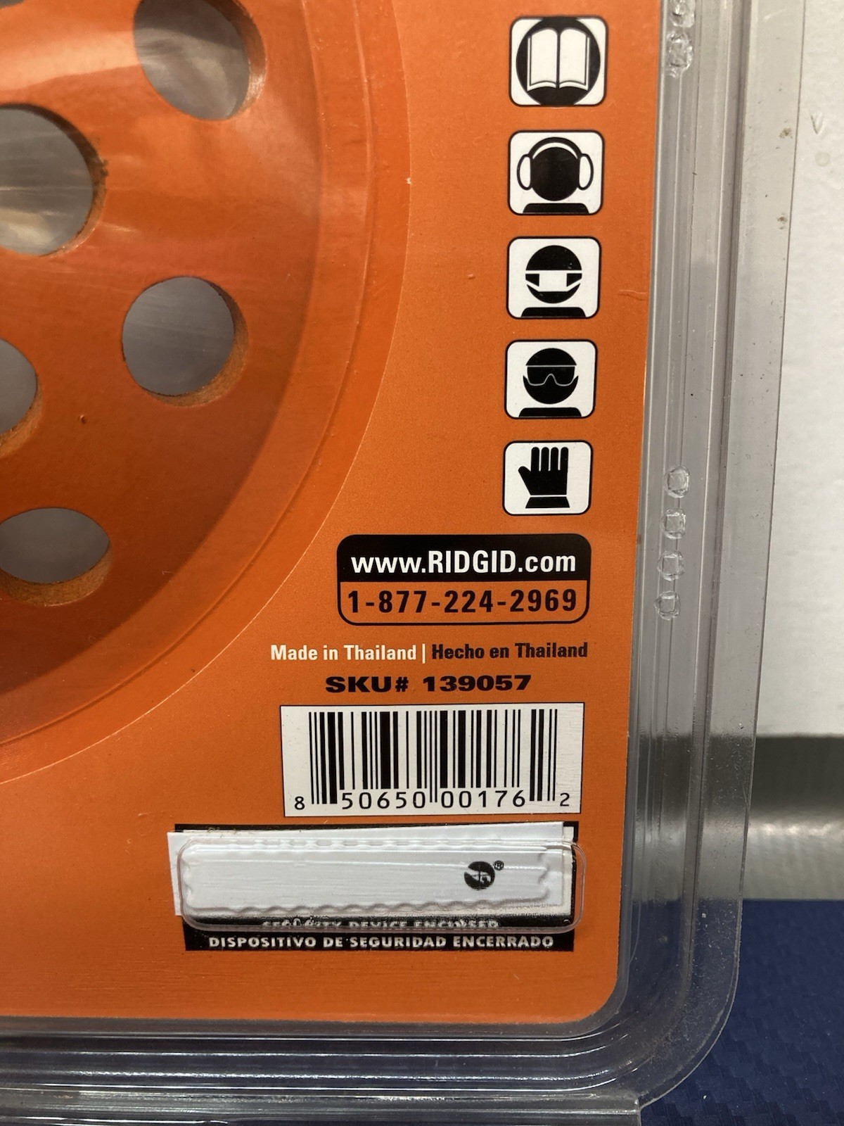 LOT OF 2 RIDGID 7" Cup Concrete Grinding Wheel 24-Segment Blade (TAW7024P1)