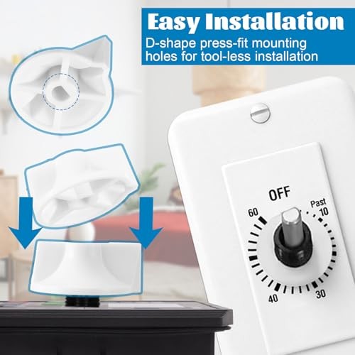 4 Pcs Timer Switch Knob Compatible with for Intermatic - 146MT574 Timer Knob