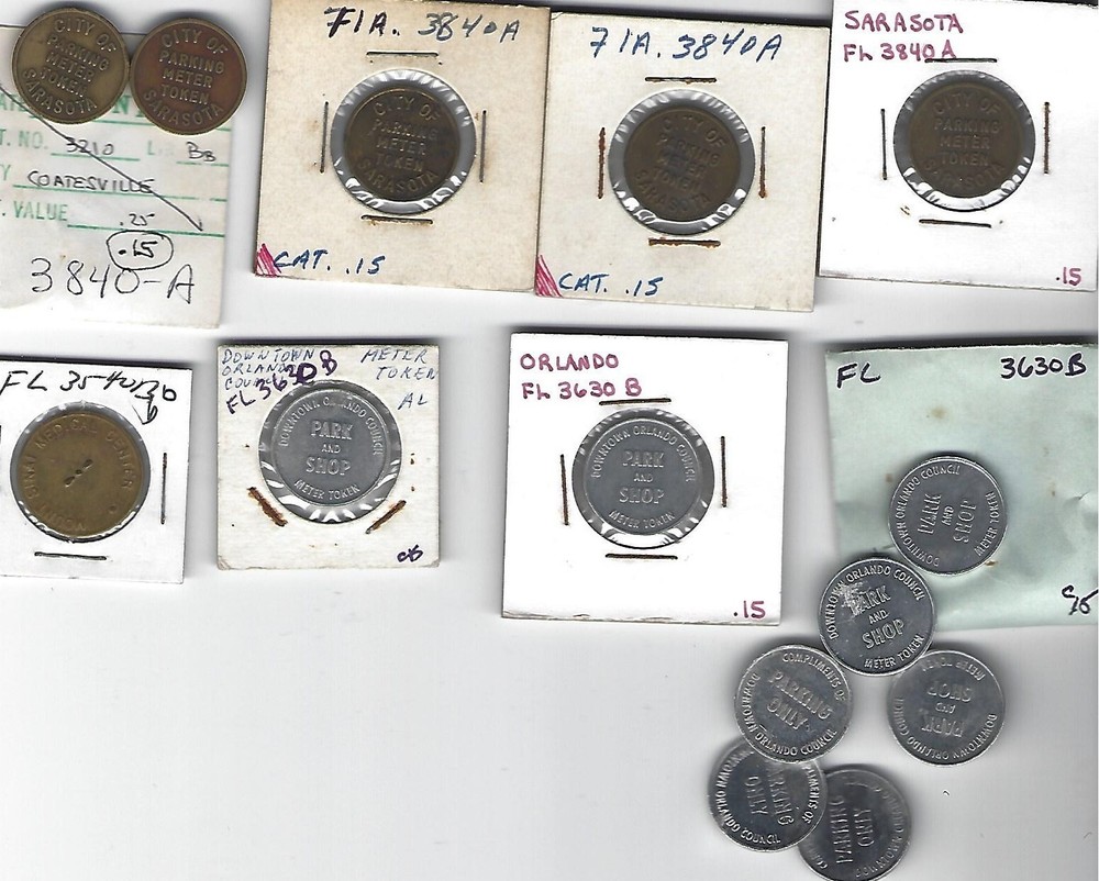 Florida parking tokens