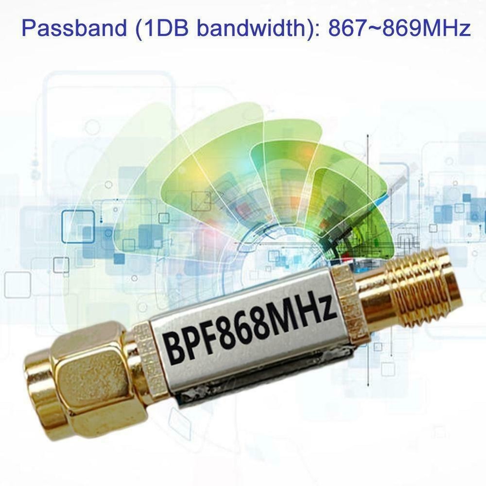 Reduce interference and enhance sensitivity with 868MHz bandpass filter