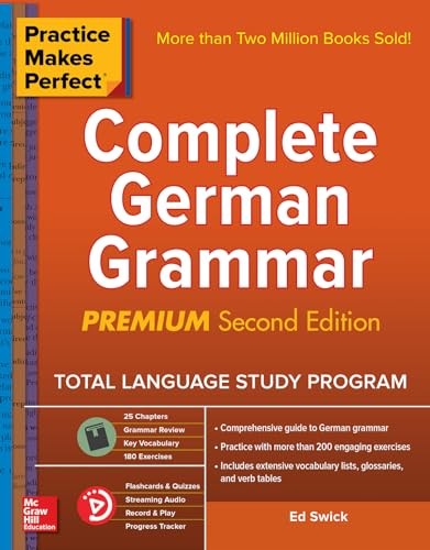 Practice Makes Perfect: Complete German Gra... by Swick, Ed Paperback / softback