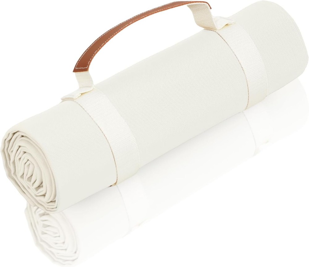 4'9" x 6'3" White Lightweight x 6'7" (Rectangular), Creamy