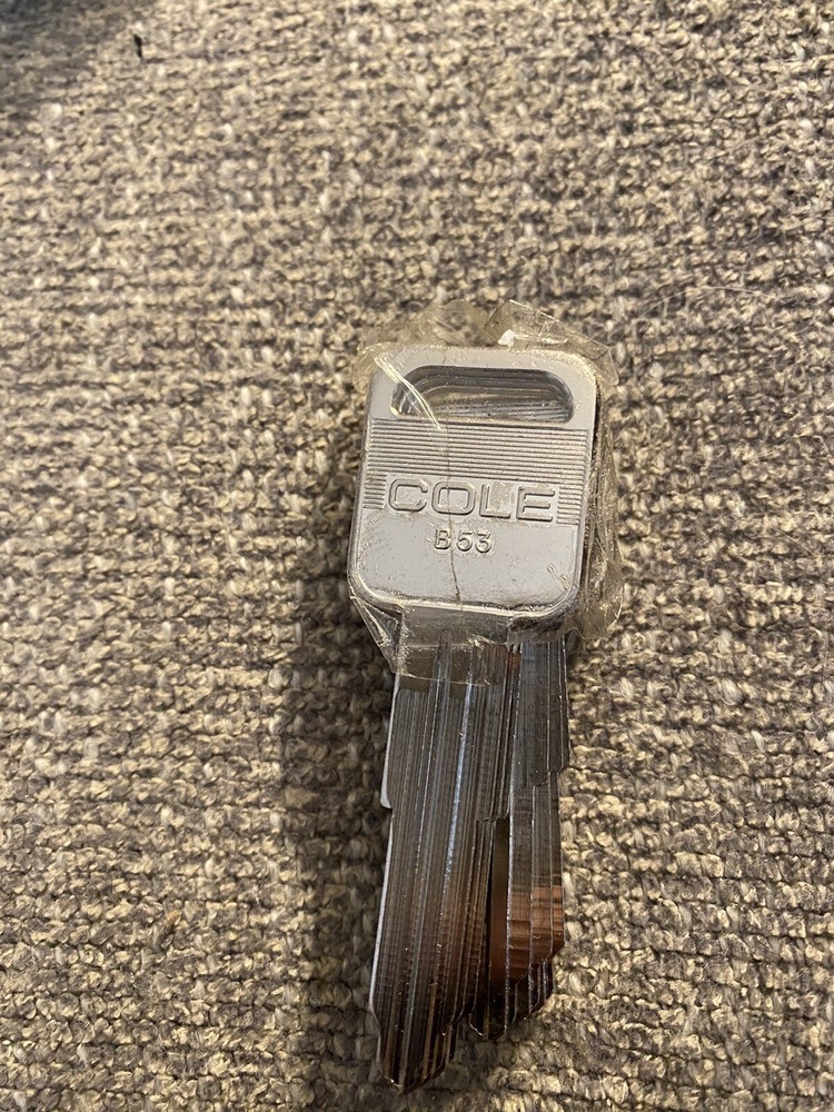 Cole B53 National Key Blank 2 Profiles - Quantity 7