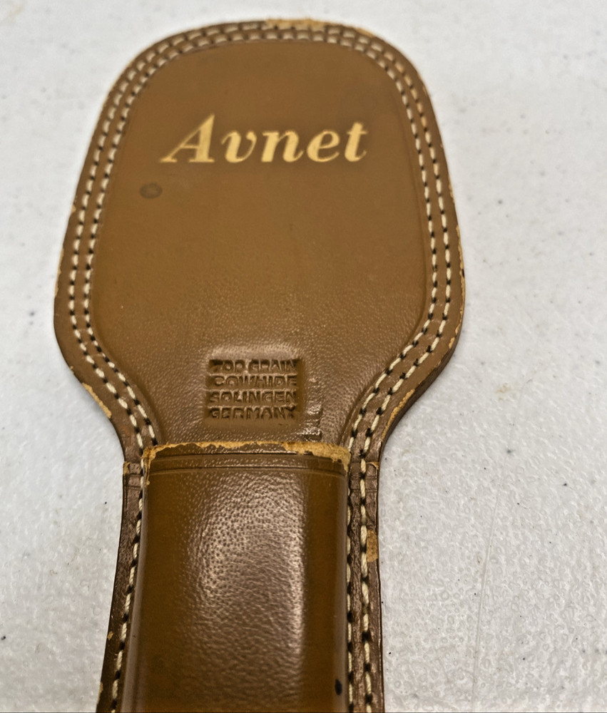 VINTAGE AVNET BENDIX LEATHER SCISSORS SHEATH ONLY