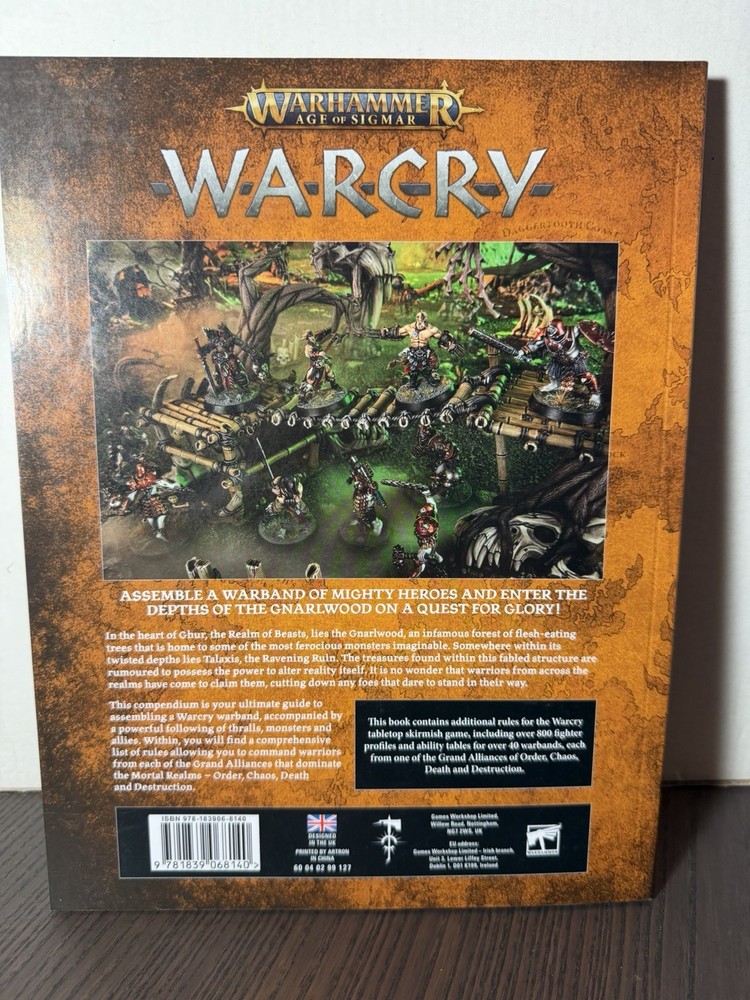 Warcry Compendium Book Warhammer AOS