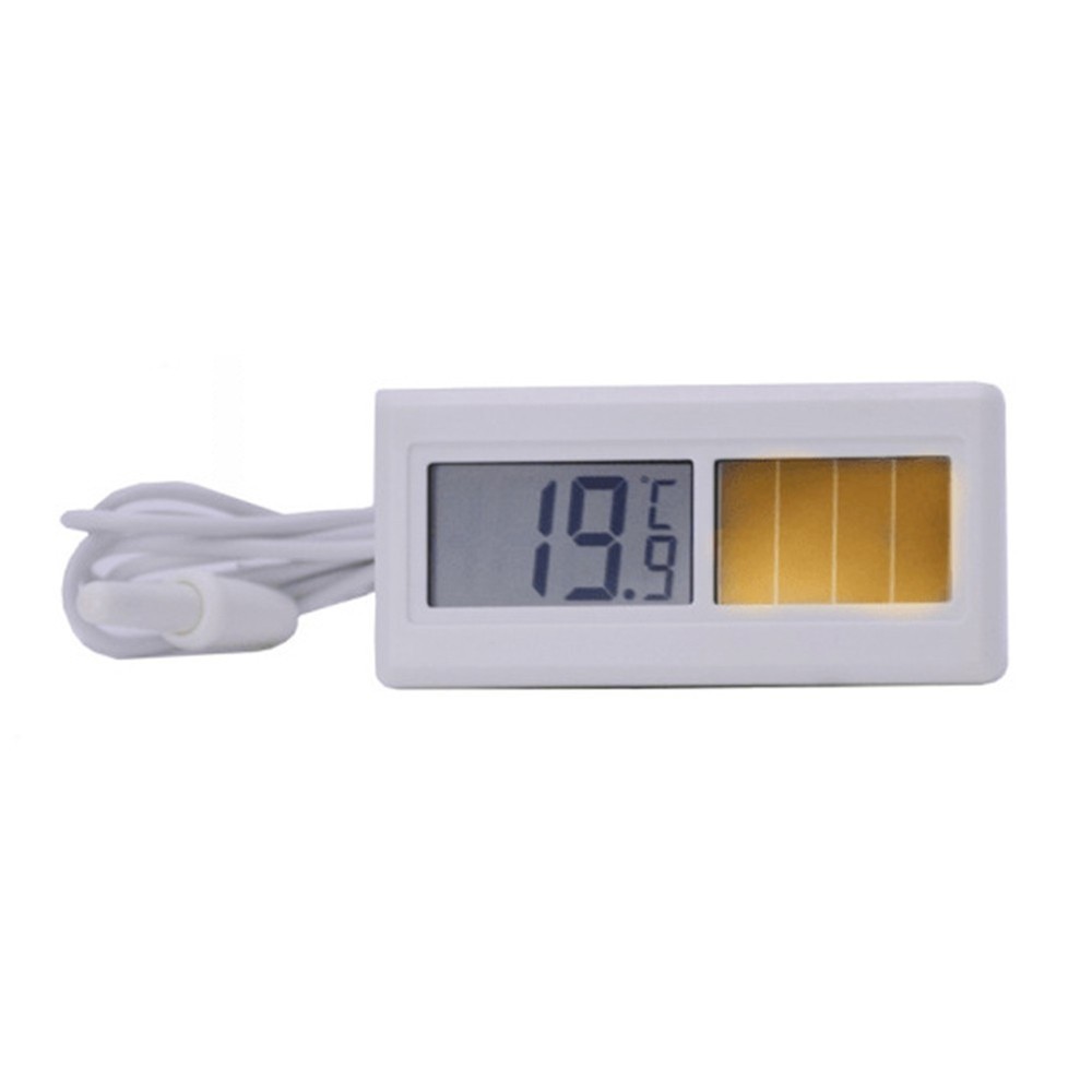 Sleek LCD Solar Thermometer Sensor For Accurate Temperature Measurement New