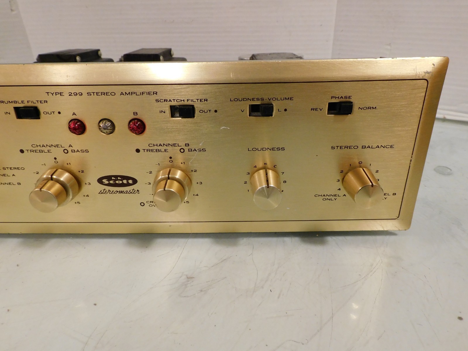Scott 299 Tube Integrated Stereo Amplifier for Repair Parts or Restoration
