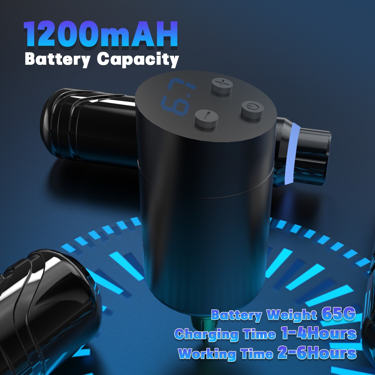 YILONG Wireless Tattoo Pen Machine Kit Complete with Power Supply Needles Inks