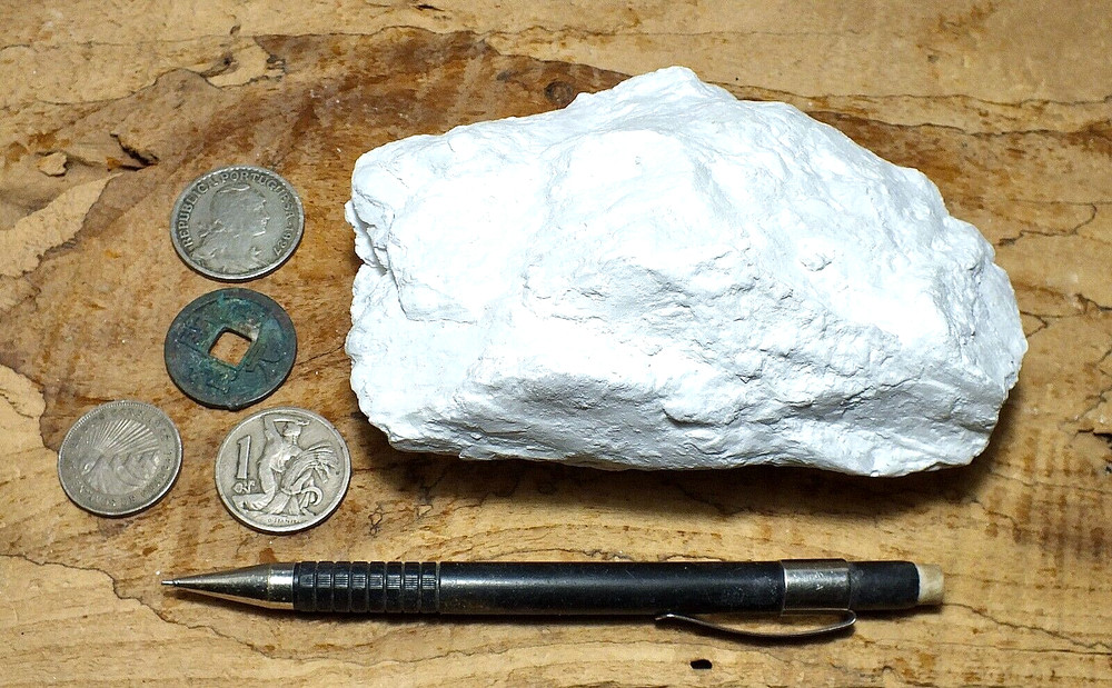 talc - soft white talc - hand/display specimen