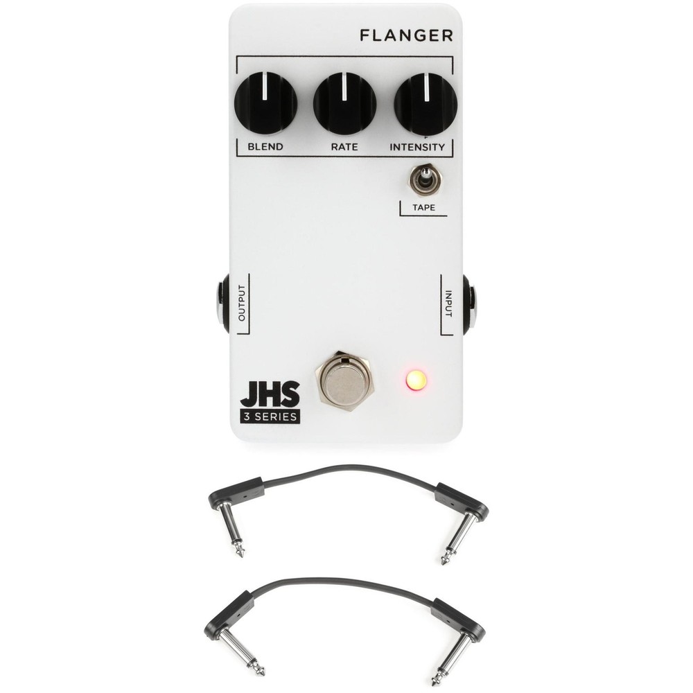 JHS 3 Series Flanger Pedal with EBS Patch Cables