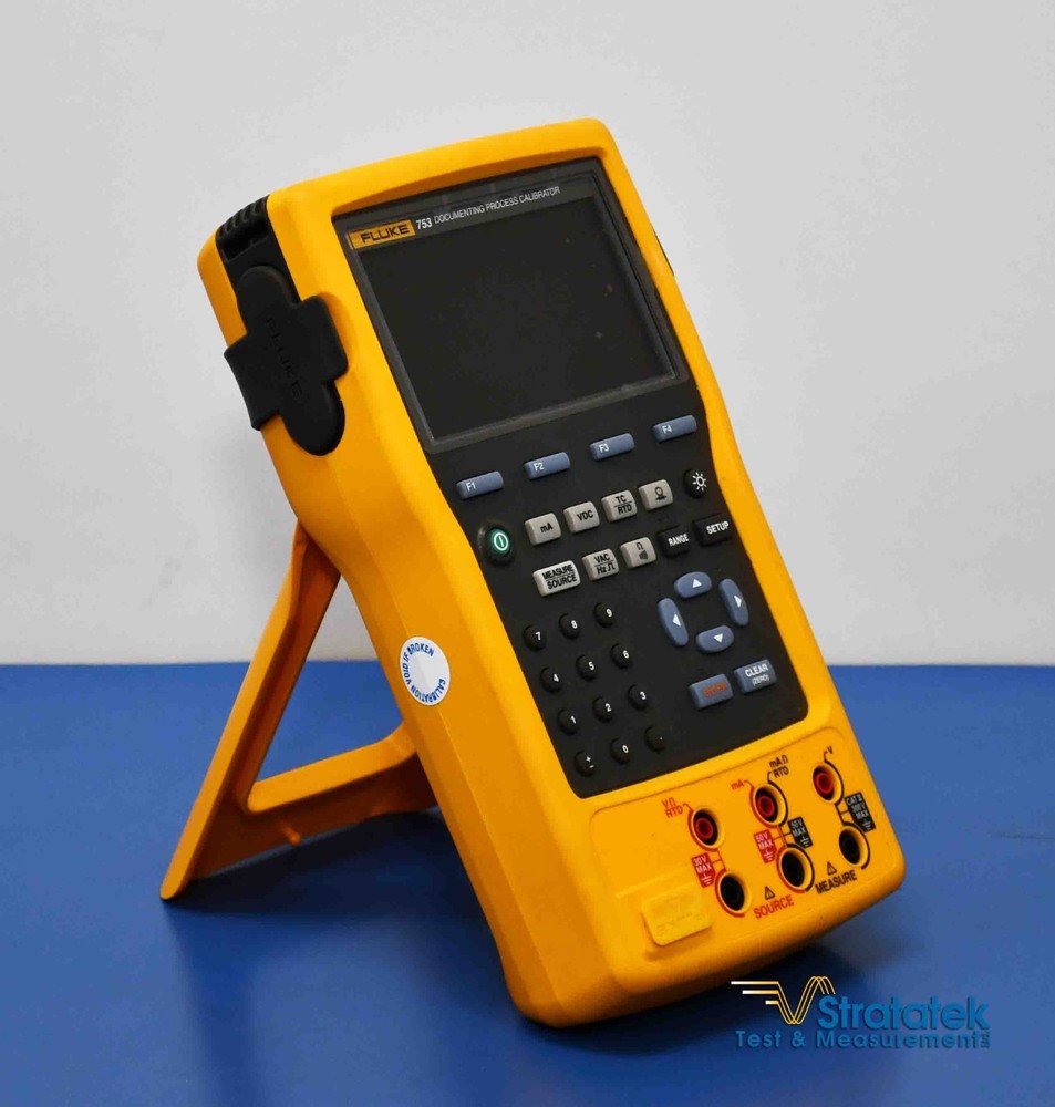 Fluke 753 Documenting Process Calibrator NIST Calibrated with Data