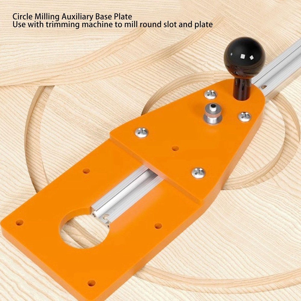 Circle Milling Base Plate With High Efficiency For Woodworking Projects Premium