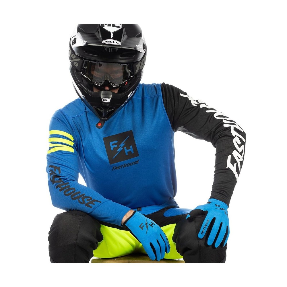 FASTHOUSE Carbon Eternal Glove Electric Blue Medium