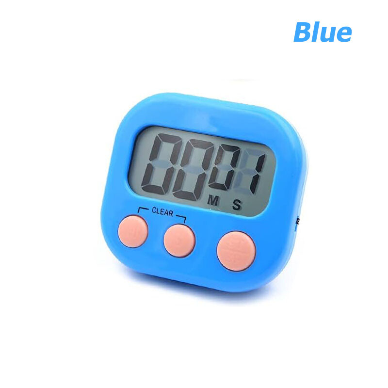 Large LCD Digital Kitchen Cooking Timer Count Down Up Clock Loud Alarm Magnetic