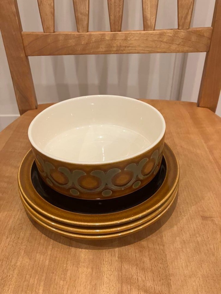 HORNSEA Bronte Bowl Appetizer Plate 3 Set