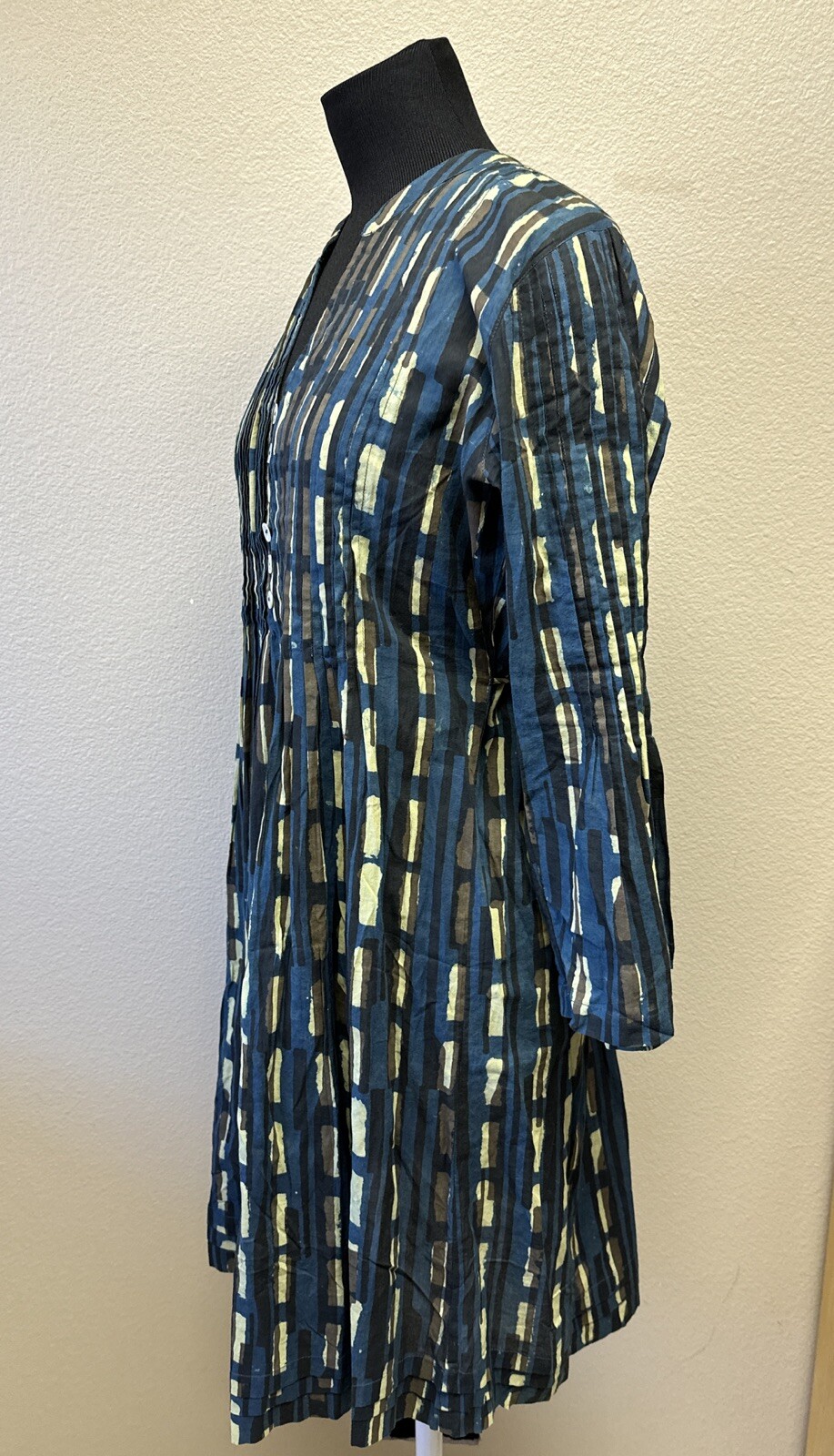 Aman Lamu Kenya Dress S/M Africa Timeless Peasant Boho Unique Flowy Tribal