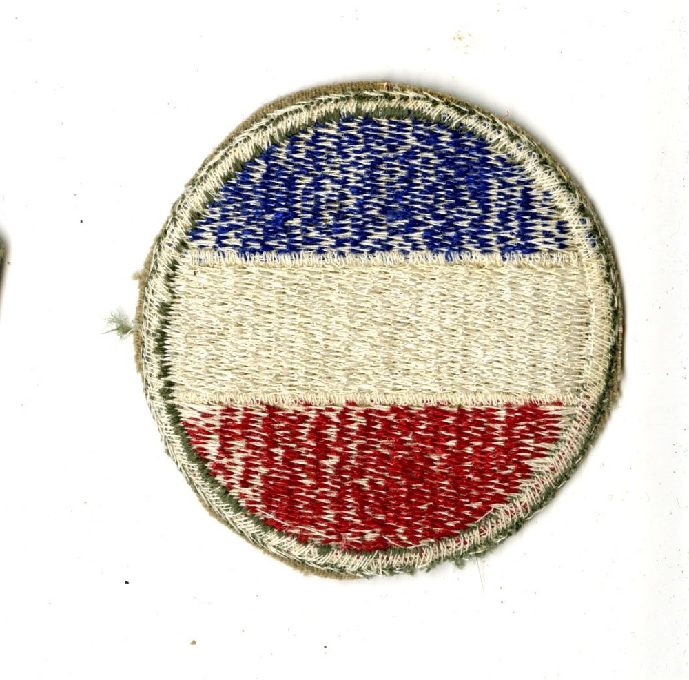 Army Ground Forces White Back Patch WWII Original