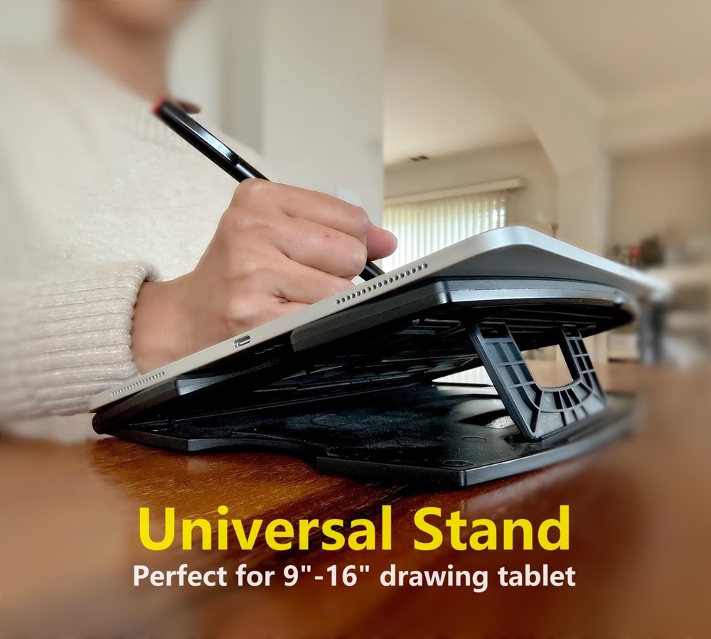 Tablet Drawing Stand Digital Drawing Pad Stand Foldable Adjustable for 9 to 1...