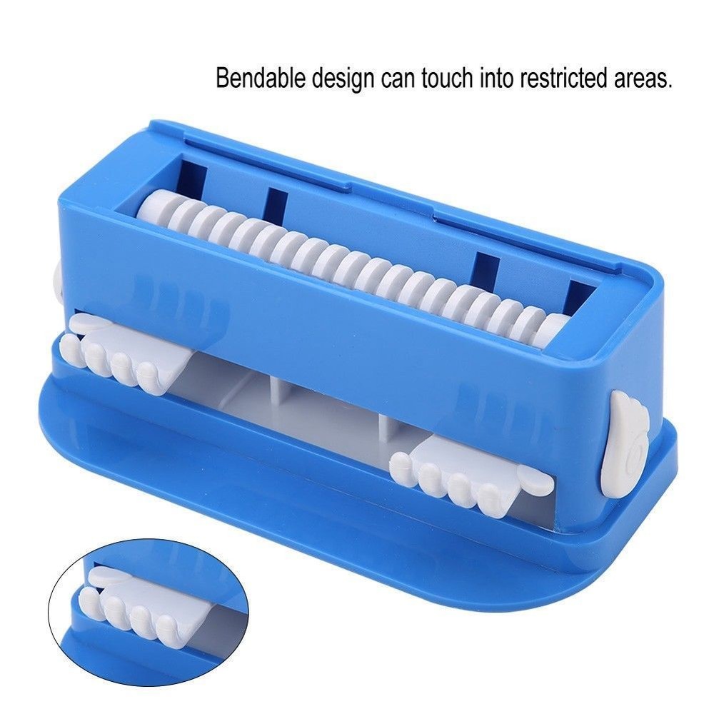 Dental Plastic Micro Brush Bendabel Sticks Dispenser+400 Pcs Micro Brush