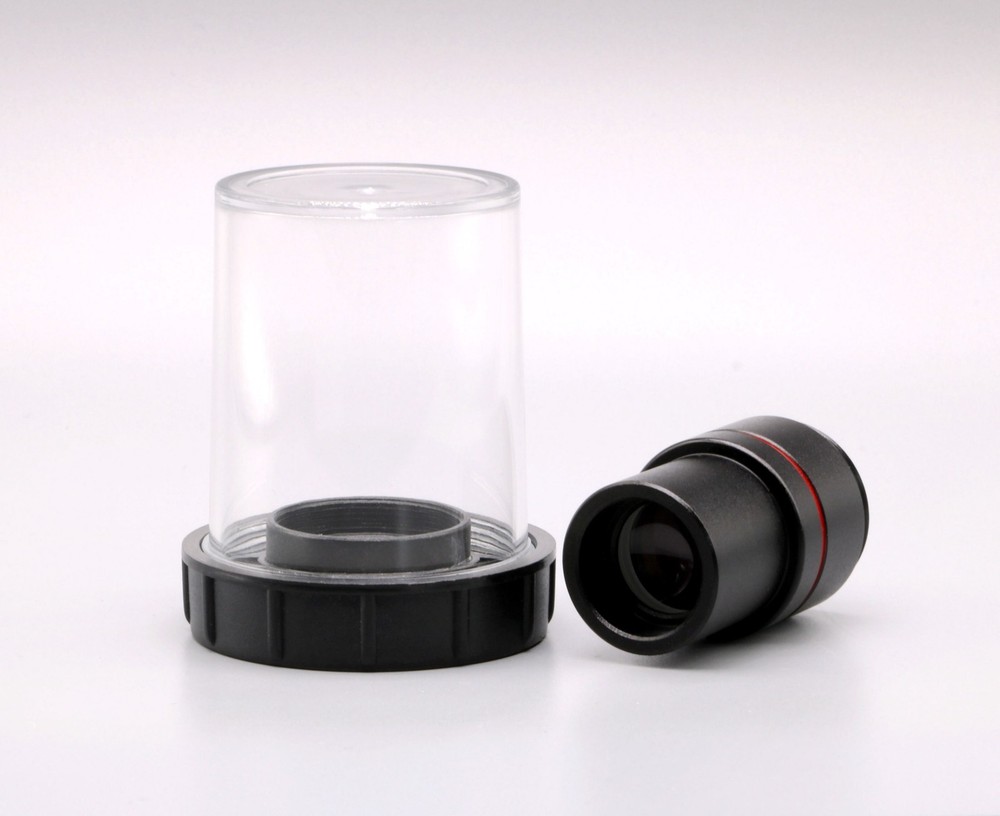 New Microscope C-mount 0.5X Relay Lens for CCD COMS Camera w/ Proctect Case