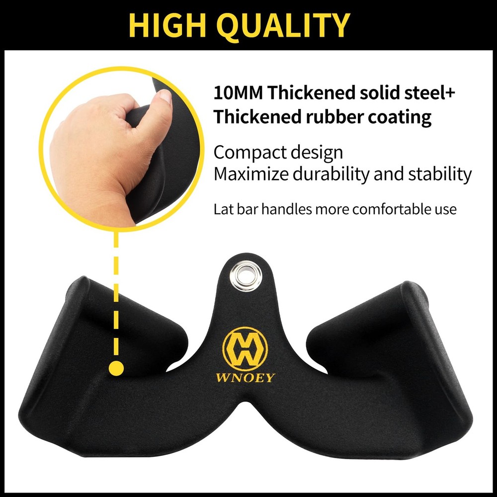 LAT Pull Down Bar for Cable Machine, LAT Pulldown Attachments T Bar V Bar Cab...