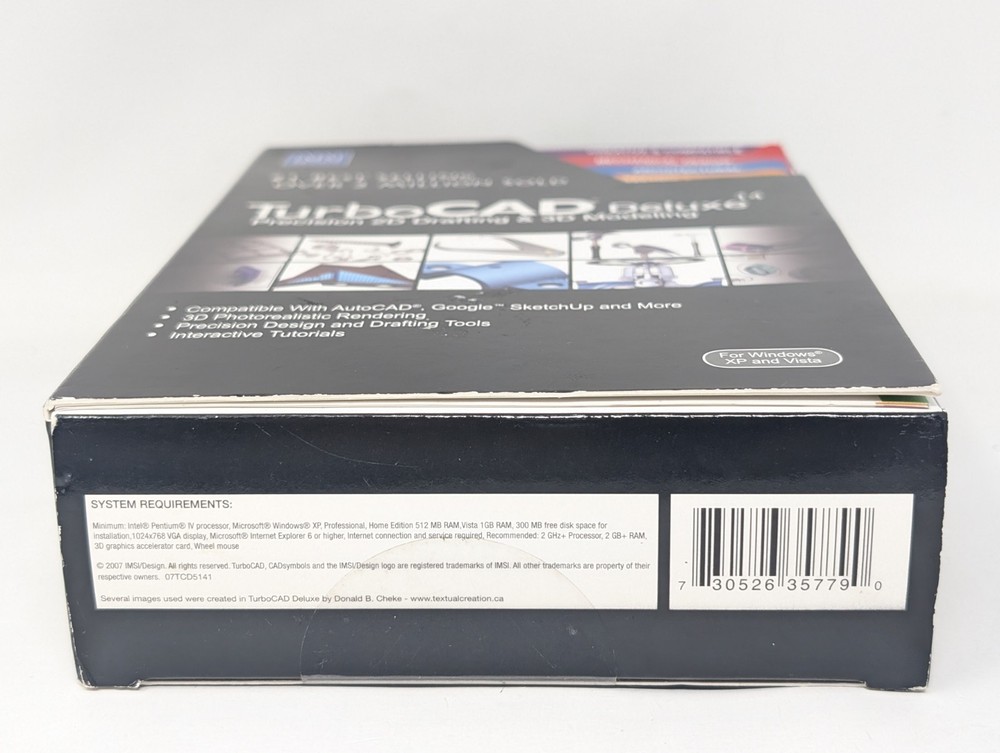 TurboCAD Deluxe 14 Precision 2D Drafting & 3D Modeling