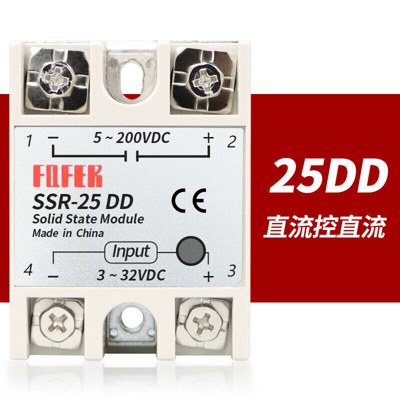 SSR 10-100A Temperature Control Solid State Relay Modules DA / DD 3-32V DC