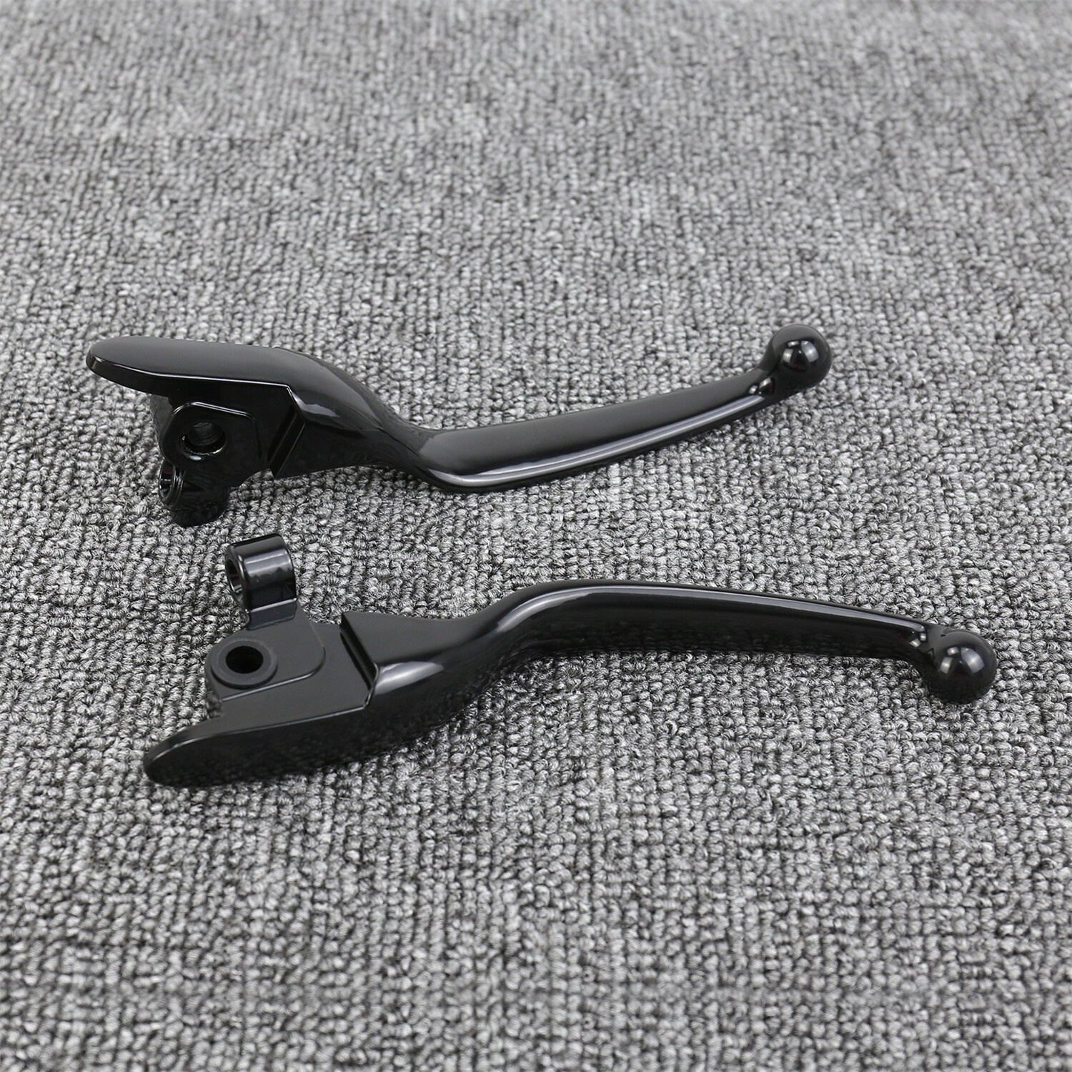 Black Brake Clutch Hand Levers For Harley Touring Street Glide 17-20 Trike 19-20