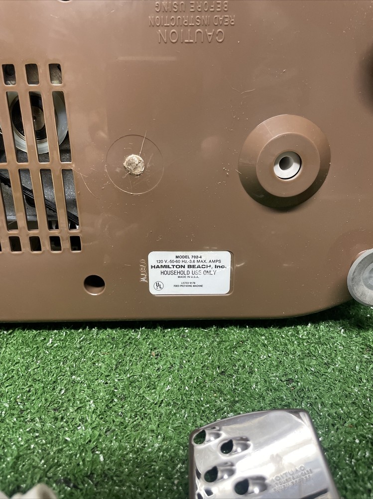 HAMILTON BEACH DUAL FOOD PROCESSOR MODEL 702-4