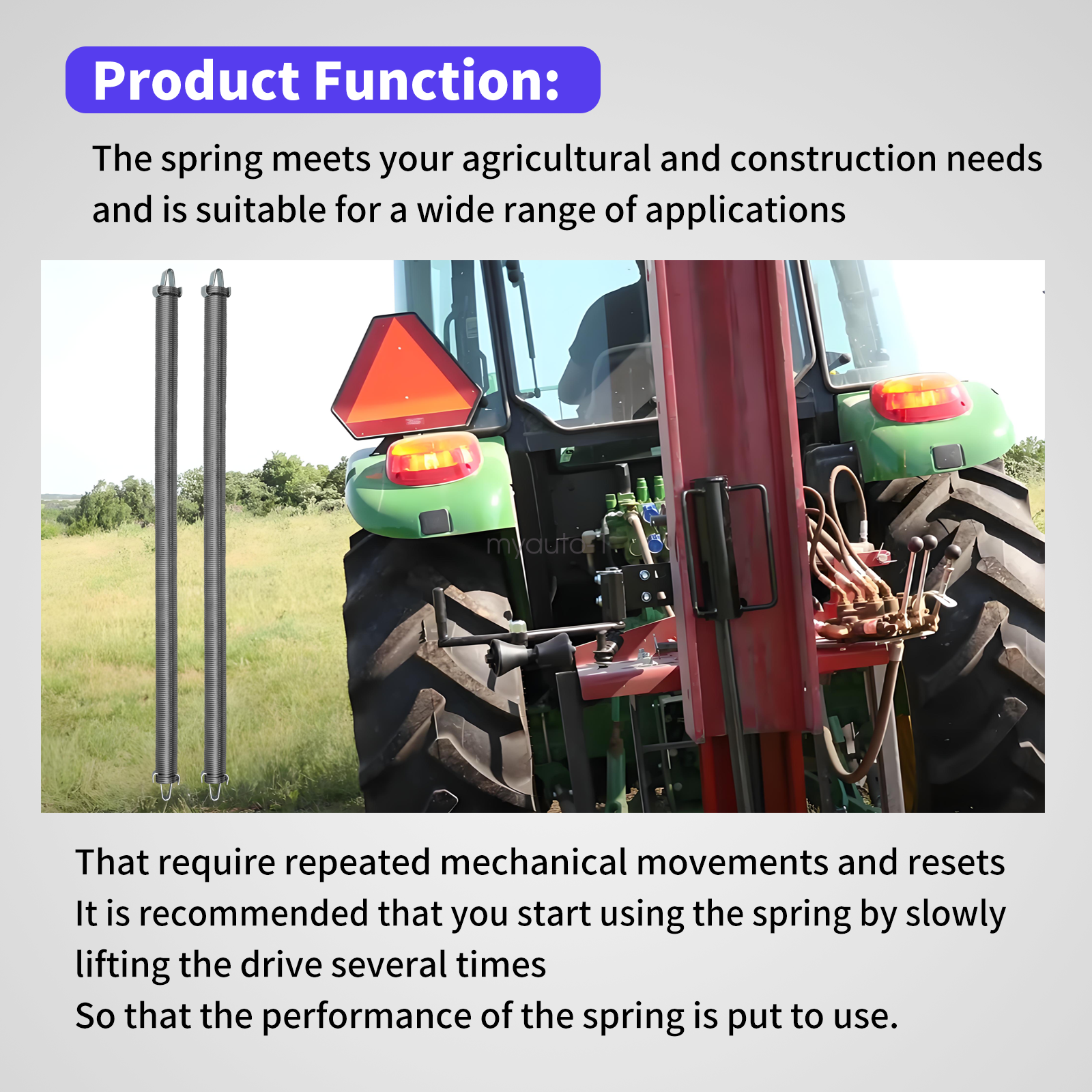 2x Post Driver Spring for Shaver HD8 & Work Saver HPD 16