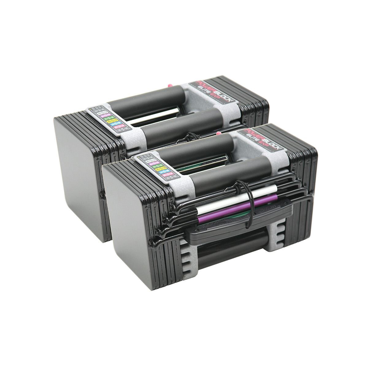 PowerBlock Elite EXP Adjustable Dumbbells (5-50 lbs Per Dumbbell) NEW!