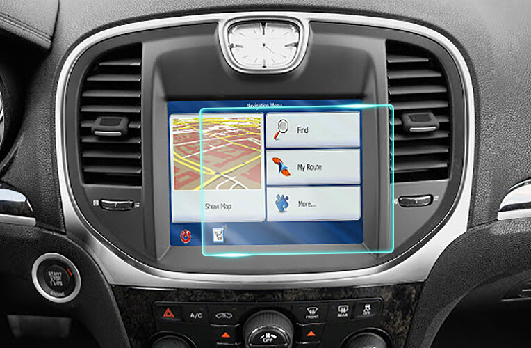 Crystal Clear Screen Protector for 2015 Chrysler 300c Vehicle Navigation