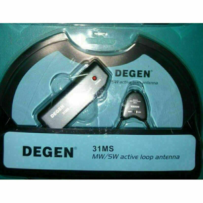 DEGEN DE31MS MW & SW Active Loop Antenna Indoor Active Soft Loop Antenna