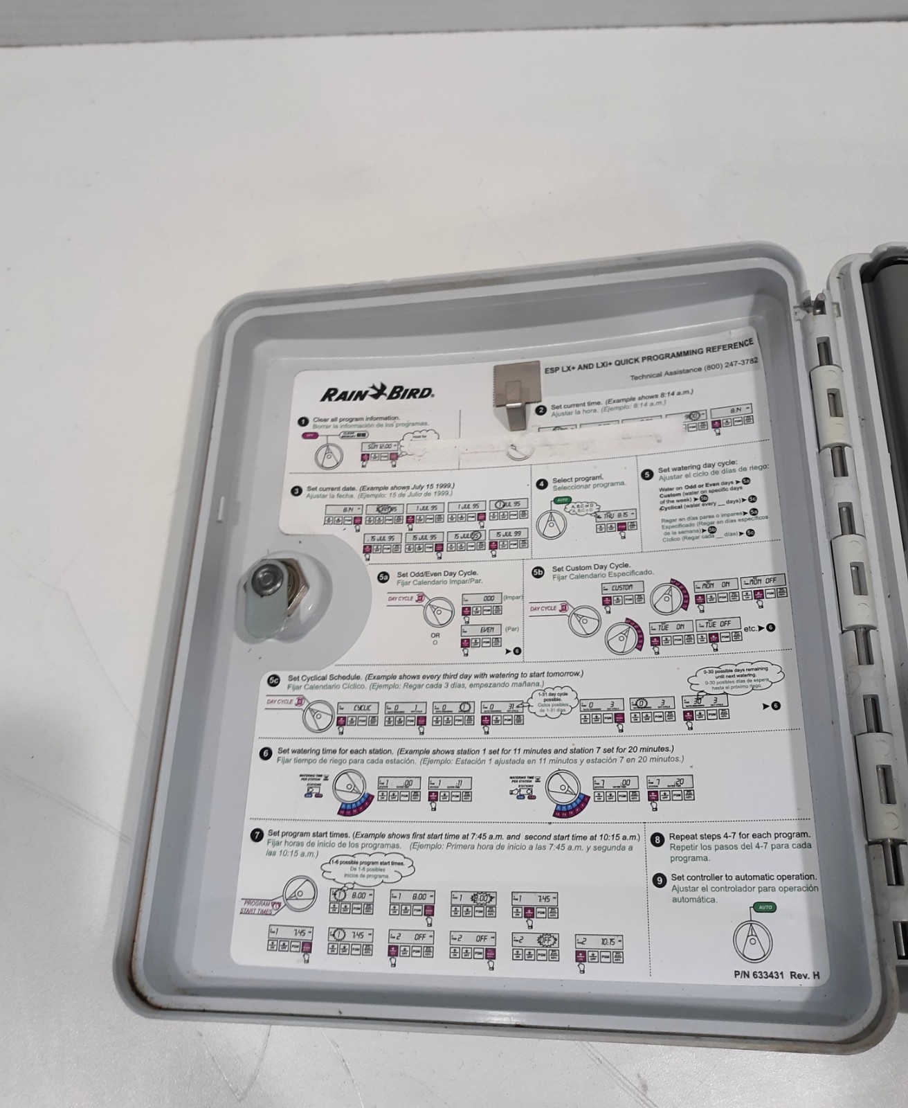 Rain Bird ESP 8-LX Plus Professional Controller Timer