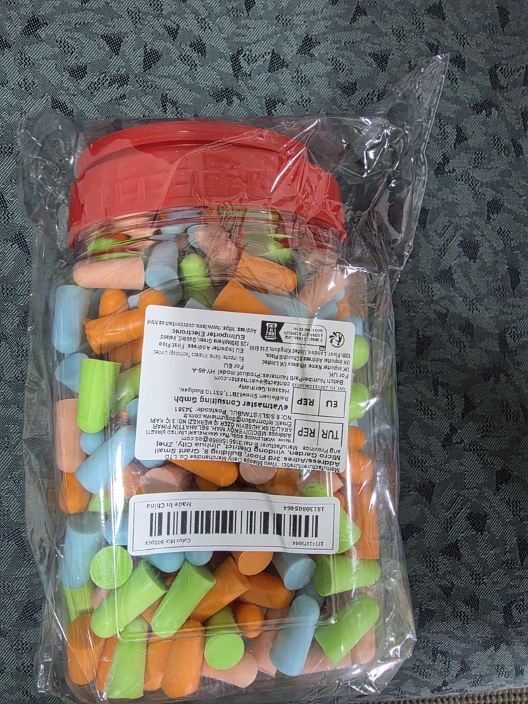Ear Plugs - 500 Multi-Color