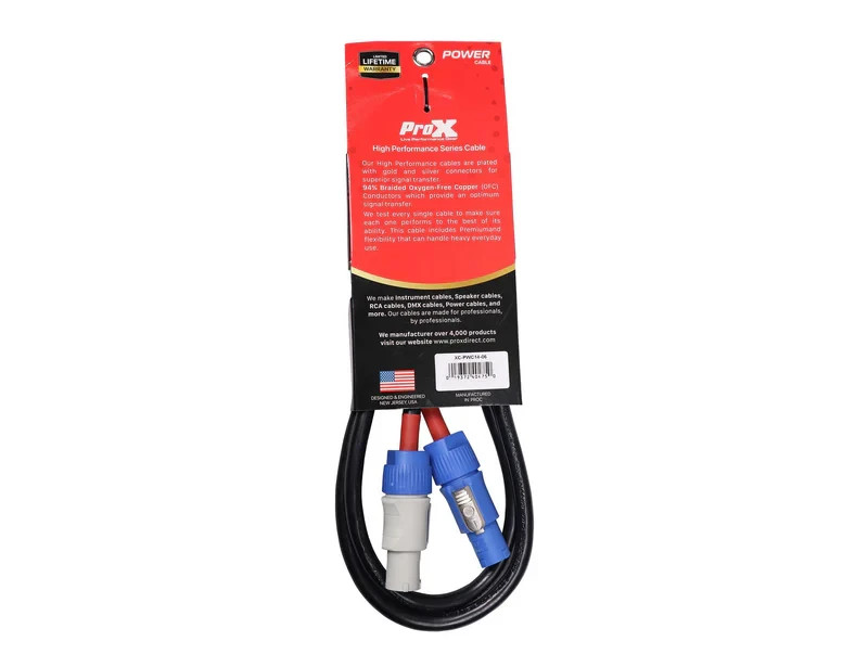 ProX XCPWC14-06 6' Power Cable