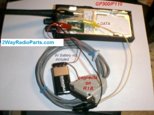 Motorola programming cable GP300 GP350 P110 P1225 SP50
