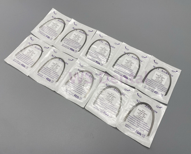 Dental Orthodontic Arch Wires Super Elastic Niti Round 012 014 016 018 020 Ovoid