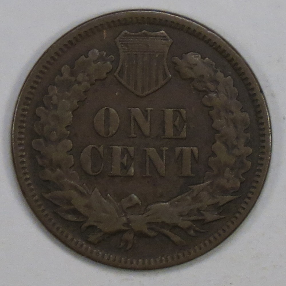 1875 Indian Cent F
