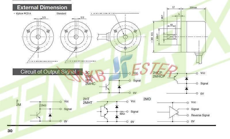 New NEMICON Encoder OVW2-01-2MHC (1Pcs)