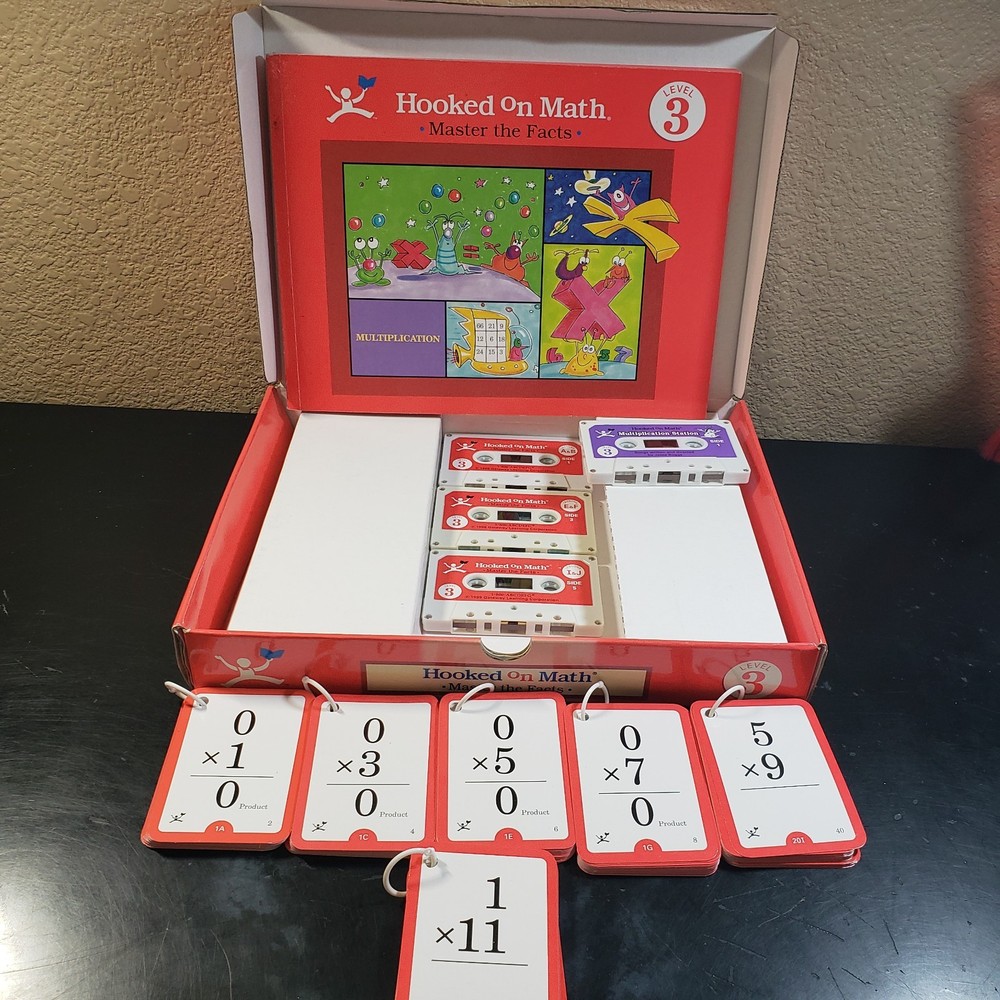 Hooked on Math Boxed Sets Levels 1, 2, 3, 4 & P. MISSING PARENT'S GUIDE