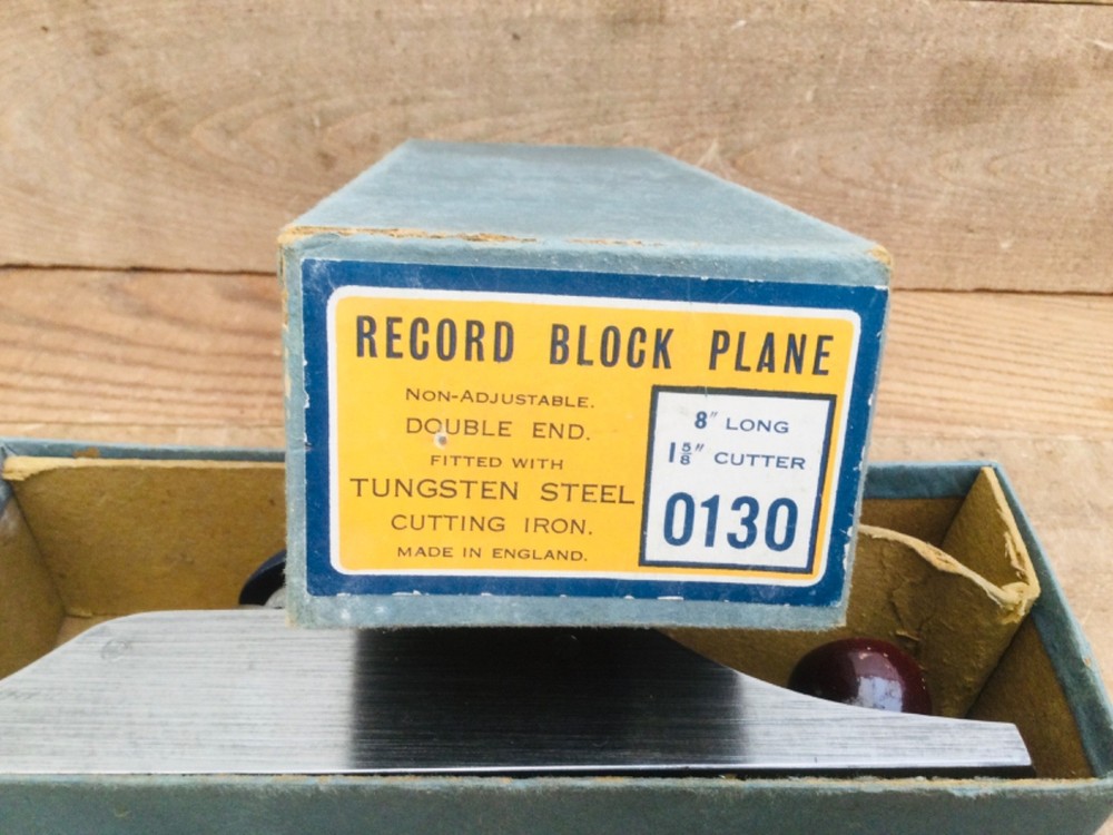 Vintage Record Block Plane