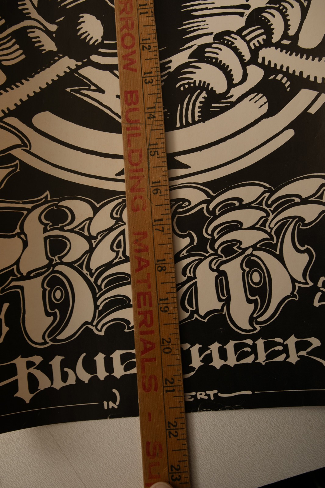 Grateful Dead Blue Cheer Concert Poster (HSE/JSF6) 1968 Shrine Rick Griffin 1st