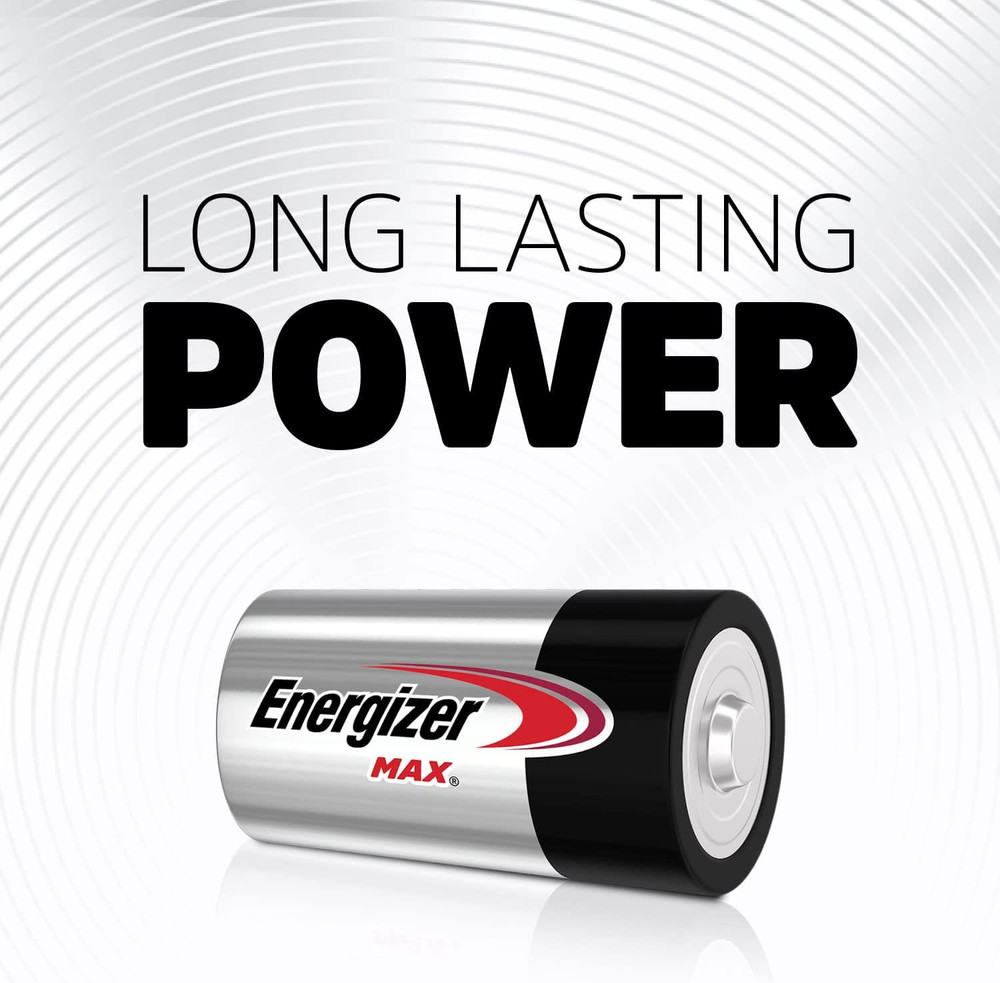 D Batteries, D Cell Battery Premium Alkaline, 8 Count
