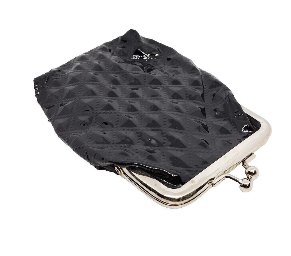 Fujima Glossy Black Diamond Design PVC Soft 100s Cigarette Pack Case