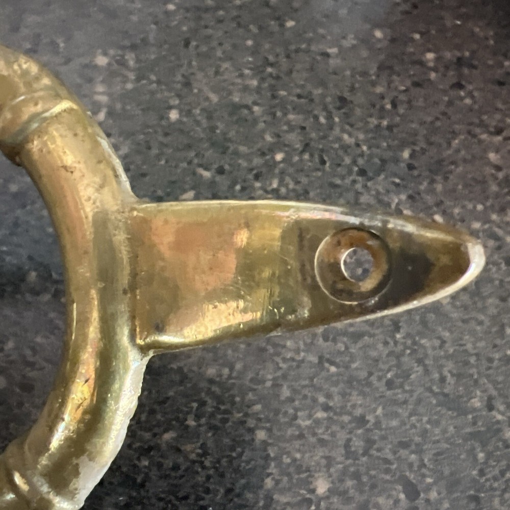 Vintage Brass Anchor Door Knocker