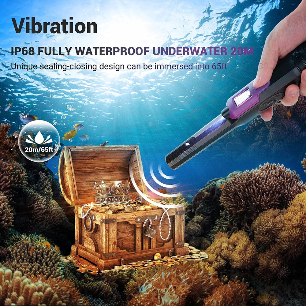 Metal Detector Pinpointer Waterproof Handheld Pin Pointer Search Finder Probe