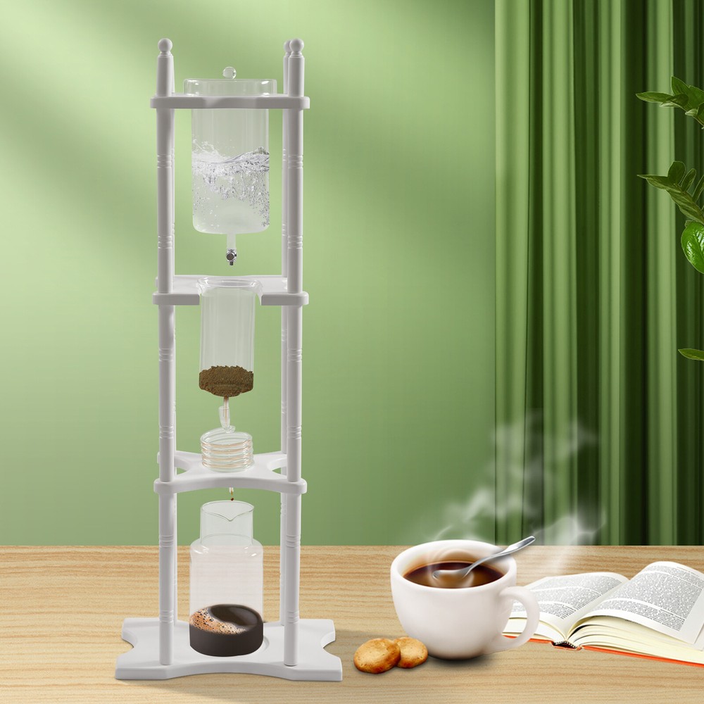 Ice Coffee Maker Dripper Machine Cold Brew Coffee Ice Drip Tea Maker Tower 2.5L.